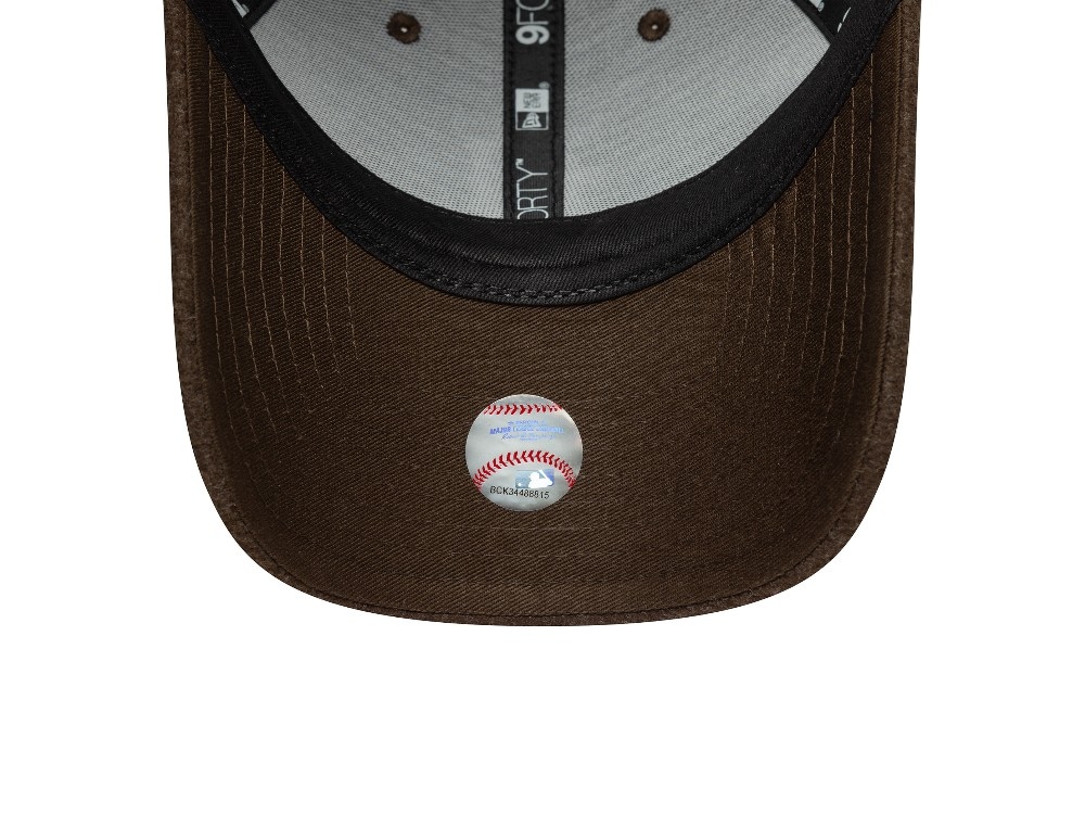 New Era Detroit Tigers Melton Wool Brown 9Forty Snapback Gorra