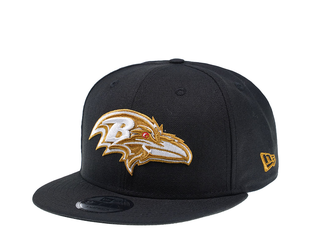 New Era Baltimore Ravens Black and Gold Edition 9Fifty Snapback Gorra