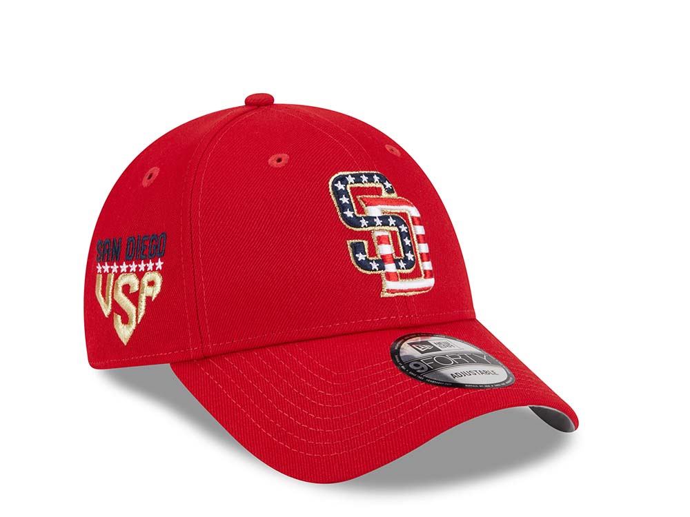 New Era San Diego Padres 4th of July 23 9Forty Stretch Snapback Gorra