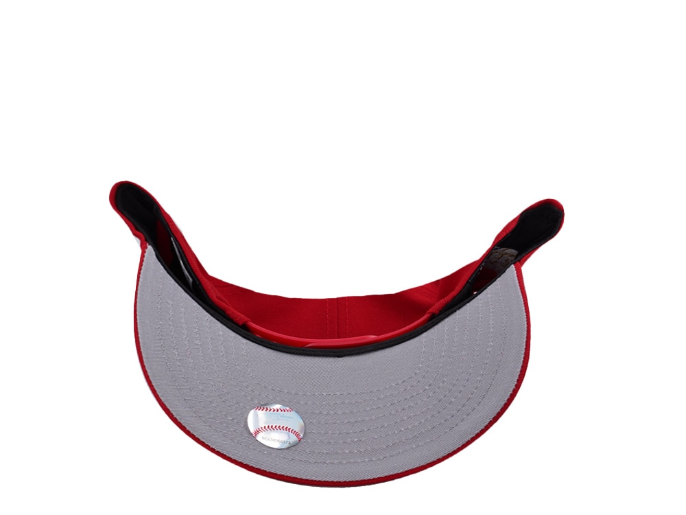 New Era Los Angeles Dodgers World Series 2025 Angel Scarlet Prime Edition 9Fifty A Frame Snapback Gorra