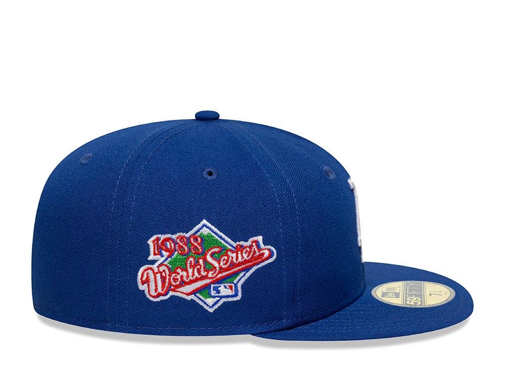 New Era Los Angeles Dodgers World Series 1988 Multi Kanji Blue Prime Edition 59Fifty Fitted Gorra