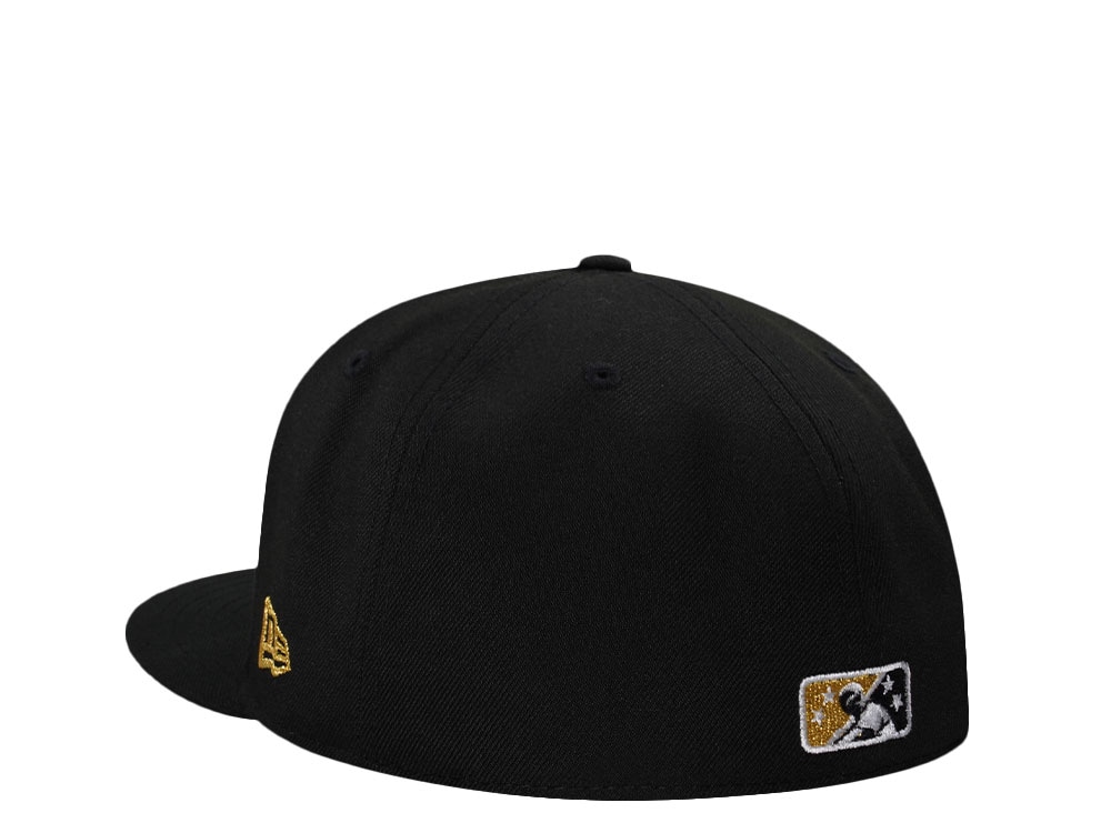 New Era Sacrament River Cats Gold Diggers 20 Seasons Black Throwback Edition 59Fifty Fitted Gorra