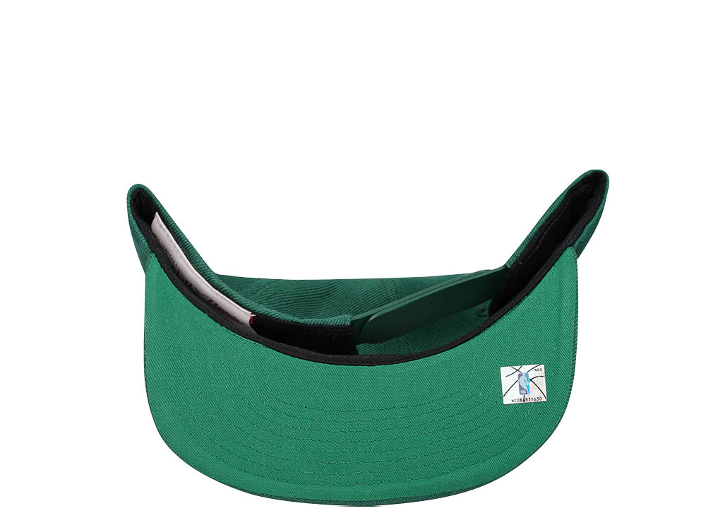 Mitchell & Ness Milwaukee Bucks Conference Patch Green Snapback Gorra