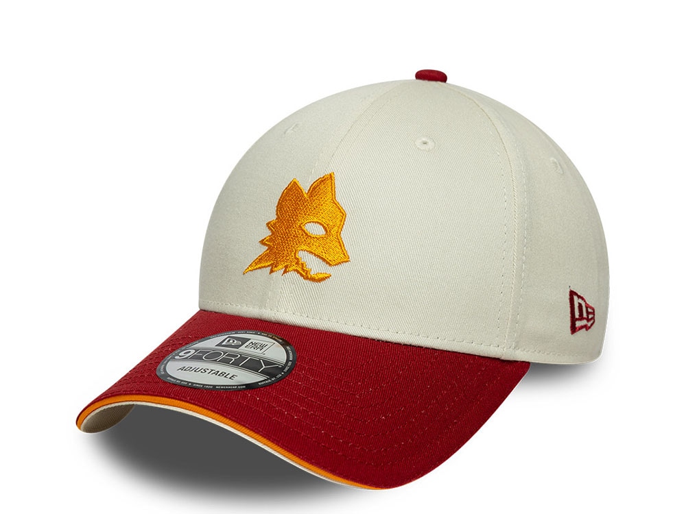 New Era AS Roma White Two Tone 9Forty Strapback Gorra