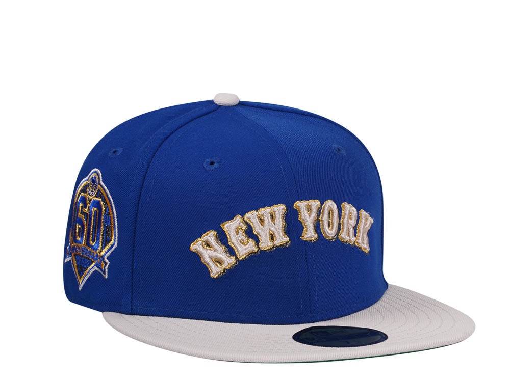 New Era New York Mets 60th Anniversary Seashore Copper Two Tone Edition 59Fifty Fitted Gorra