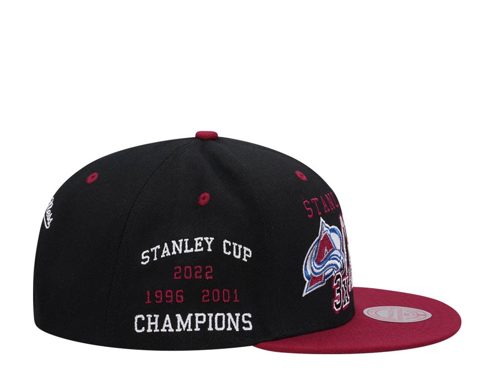 Mitchell & Ness Colorado Avalanche Stanley Cup Throwback Two Tone Edition Snapback Gorra