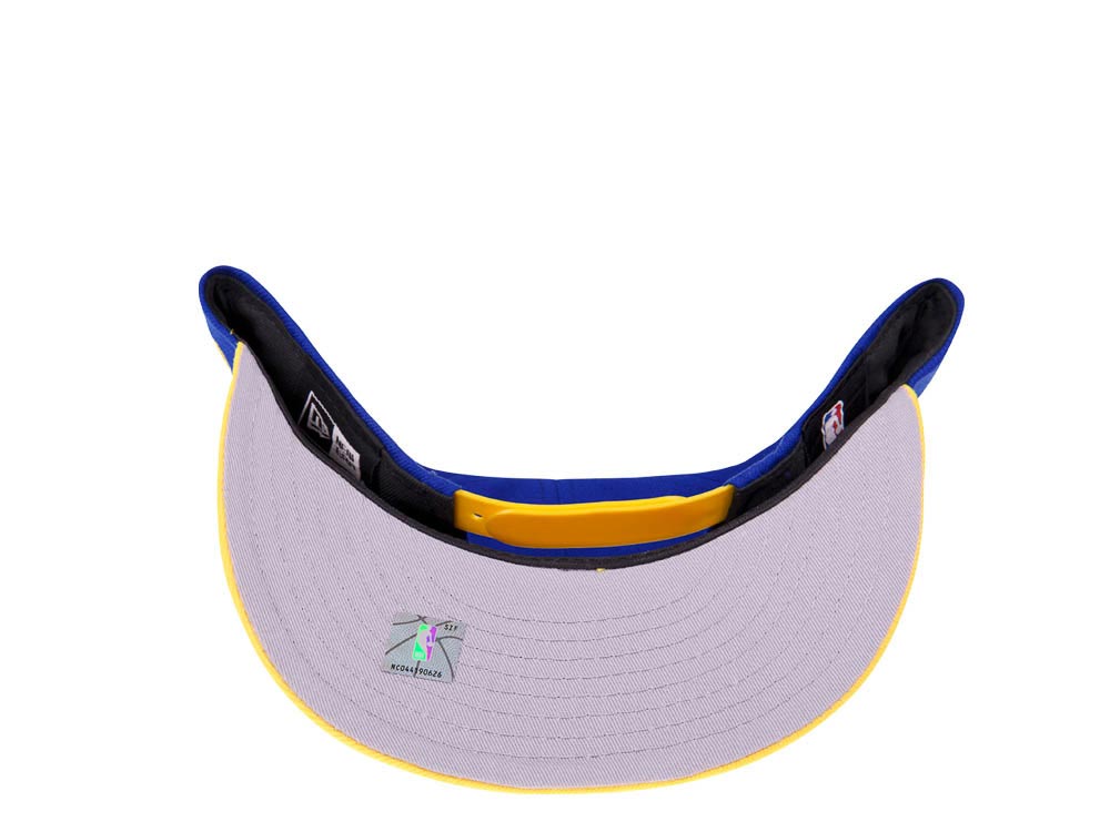 New Era Golden State Warriors Blue Gold Two Tone Edition 9Fifty Snapback Gorra