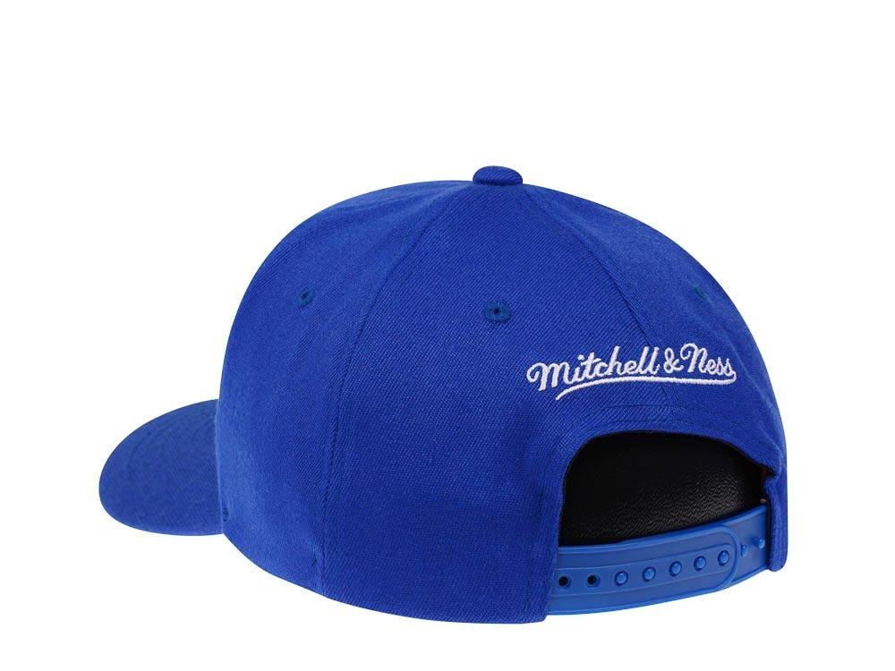 Mitchell & Ness Detroit Pistons Team Ground Red Line Solid Flex Snapback Gorra