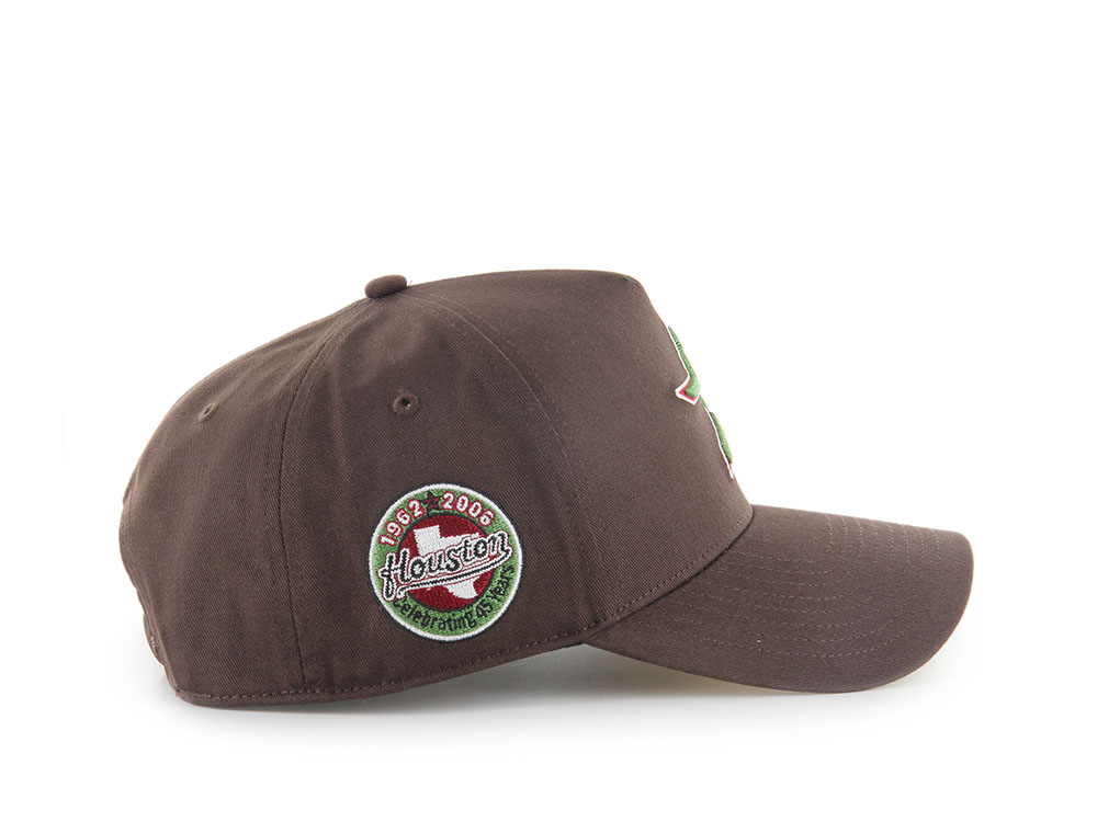 47Brand Houston Astros Cooperstown Brown Edition Hitch Snapback Gorra