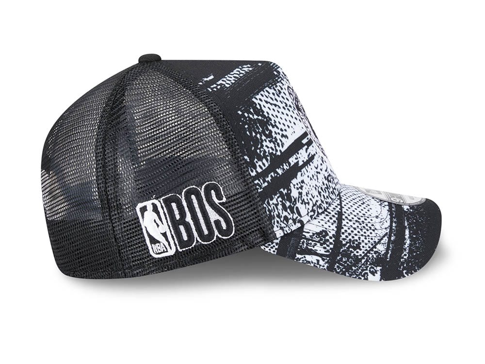 New Era Boston Celtics NBA Tip Off 2024 Trucker 9Forty A Frame Snapback Gorra