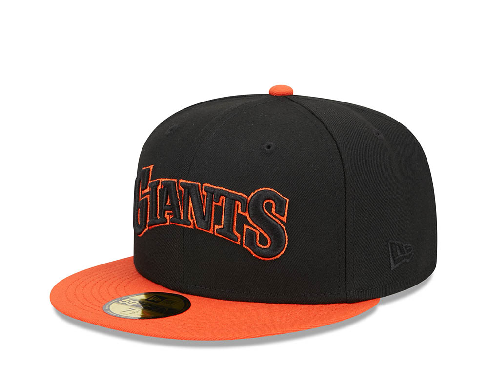 New Era San Francisco Giants 50th Anniversary Retro Script Two Tone Edition 59Fifty Fitted Gorra