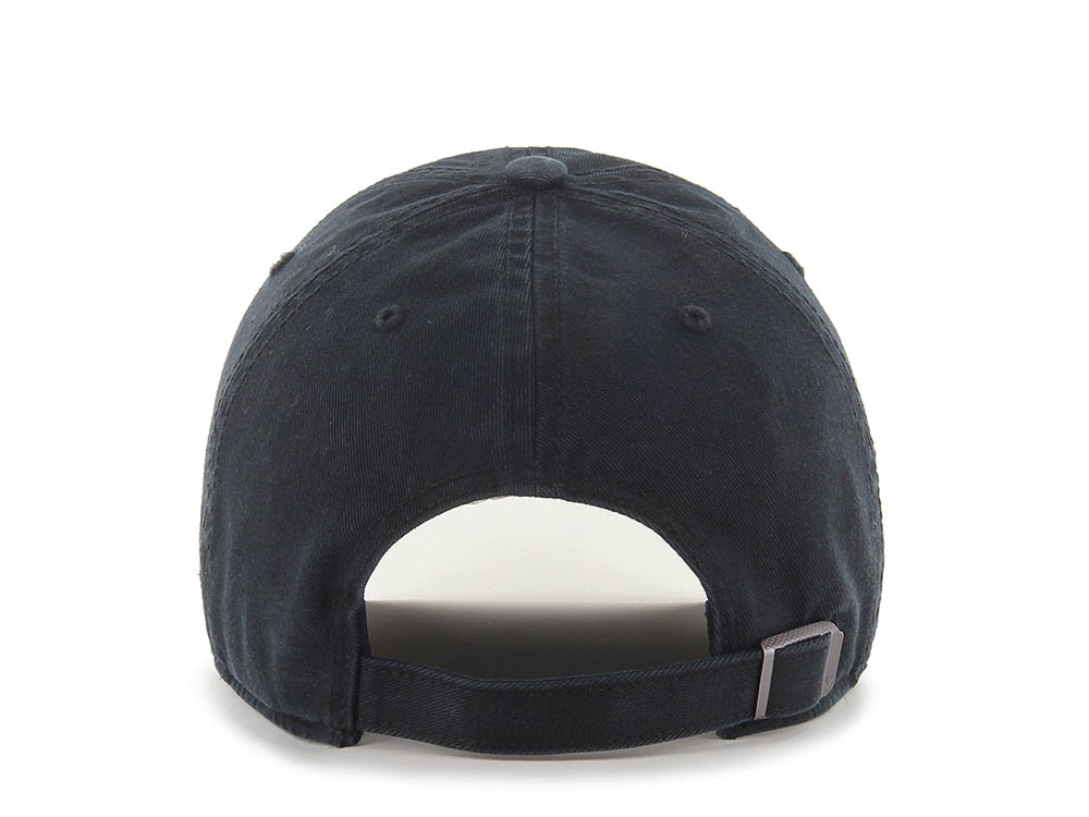 47 Brand Los Angeles Dodgers Base Runner Black Edition Clean Up Strapback Gorra