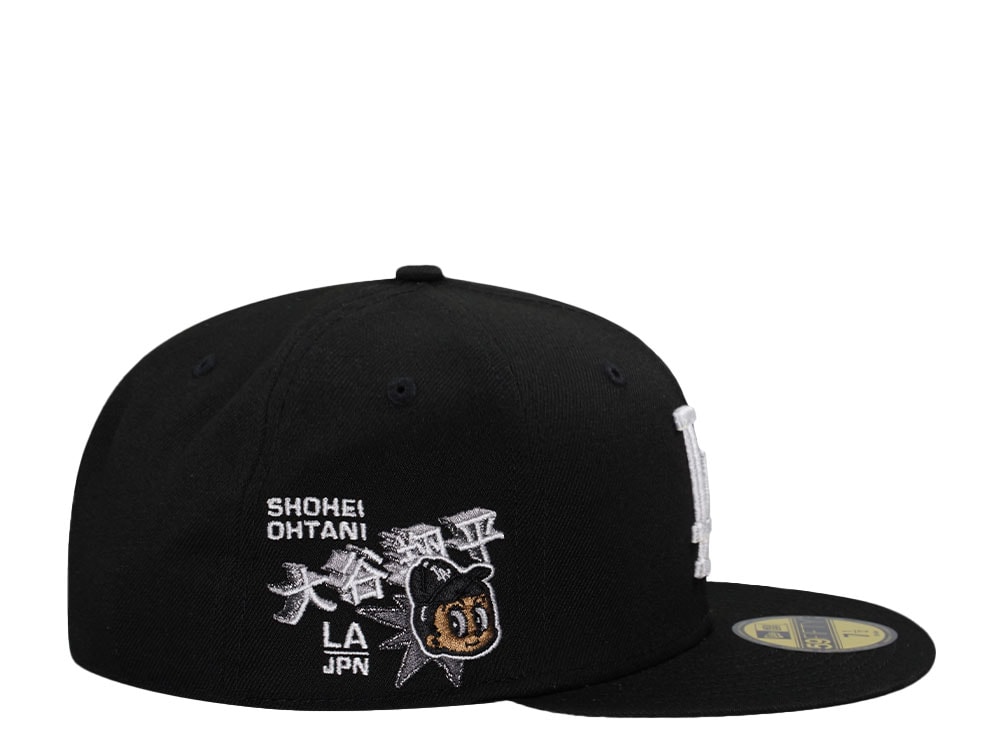 New Era Los Angeles Dodgers Ohtani Black and White Prime Edition 59Fifty Fitted Gorra