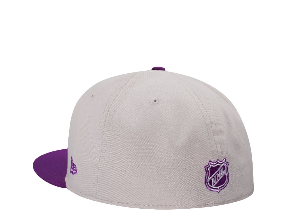 New Era Anaheim Ducks Stadium Series 2014 Stone Grape Two Tone Edition 59Fifty Fitted Gorra
