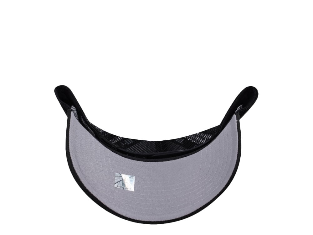 New Era Miami Heat Black Prime Edition 9Forty A Frame Trucker Snapback Gorra