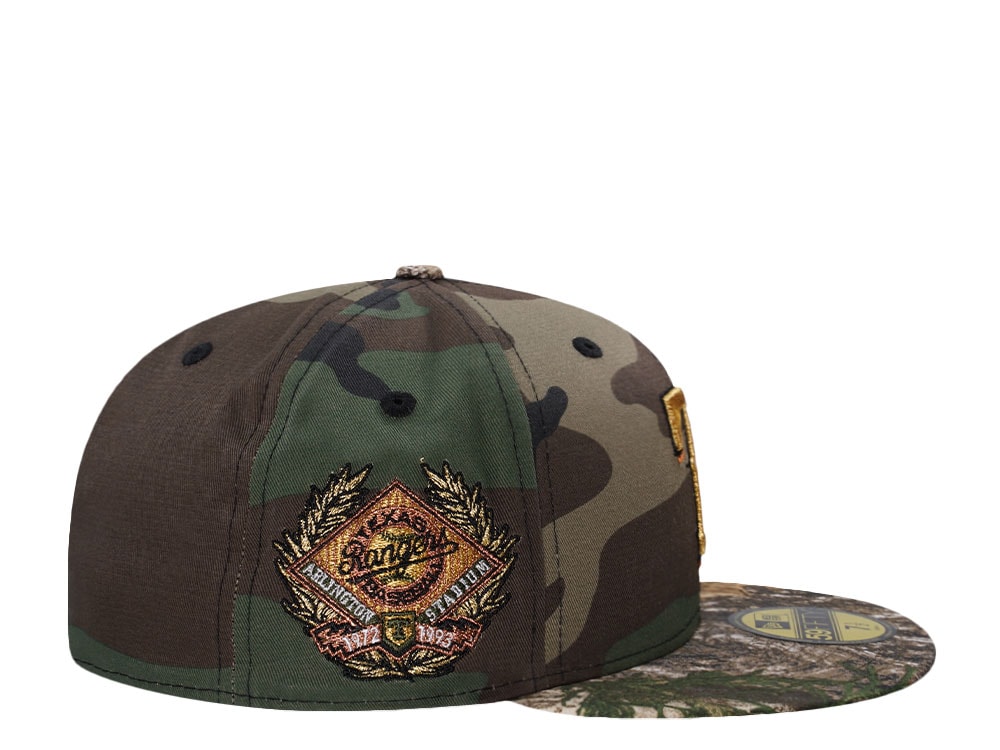 New Era Texas Rangers Arlington Stadium Outdoor Prime Two Tone Edition 59Fifty Fitted Gorra