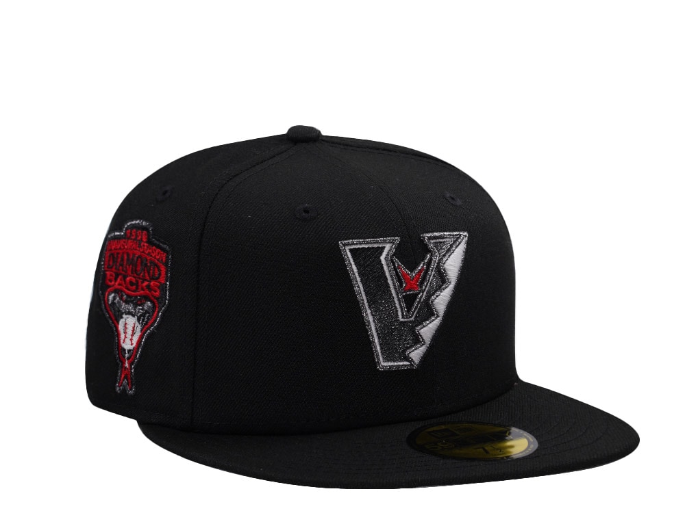 New Era Arizona Diamondbacks Inaugural Season 1998 Black Prime Edition 59Fifty Fitted Gorra