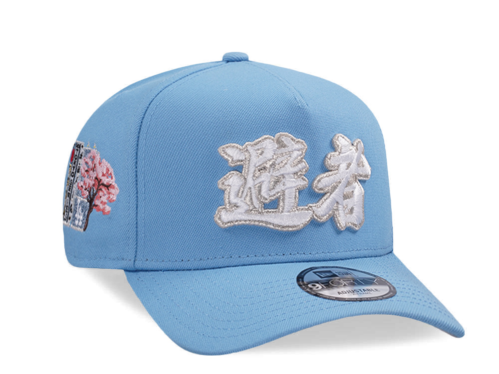New Era Los Angeles Dodgers Tokyo Series Sky Blue Prime Edition 9Forty A Frame Snapback Gorra