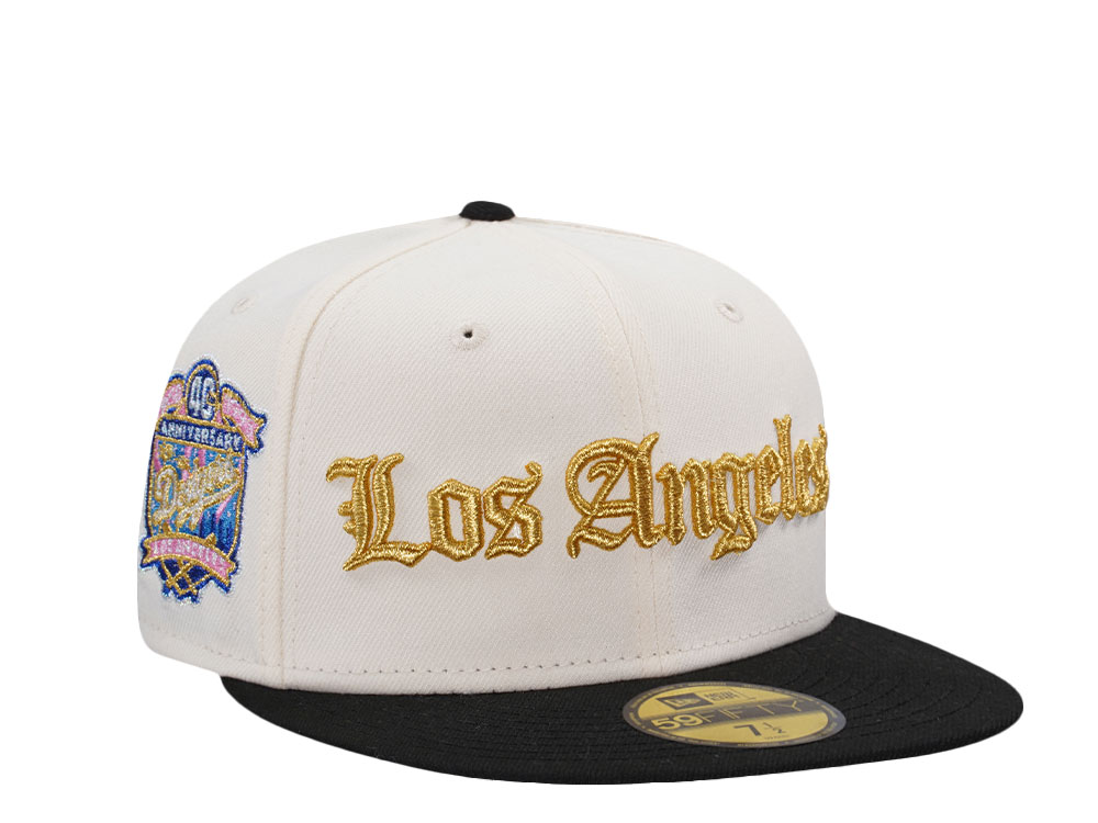 New Era Los Angeles Dodgers 40th Anniversary Script Chrome Two Tone Edition 59Fifty Fitted Gorra