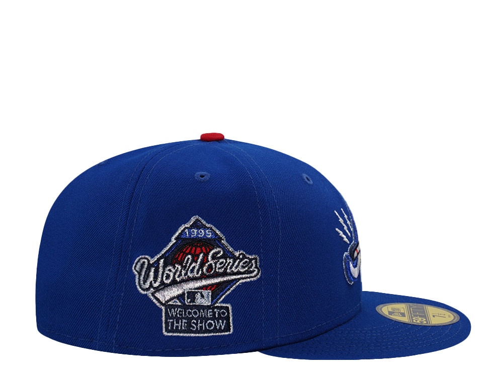 New Era Atlanta Braves World Series 1995 Royal Blue Prime Edition 59Fifty Fitted Gorra