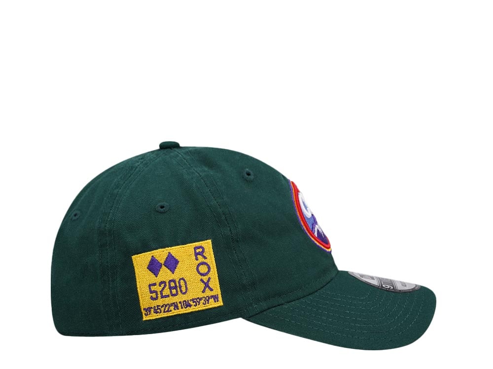 New Era Colorado Rockies 5280 Rox Green Edition 9Twenty Strapback Gorra