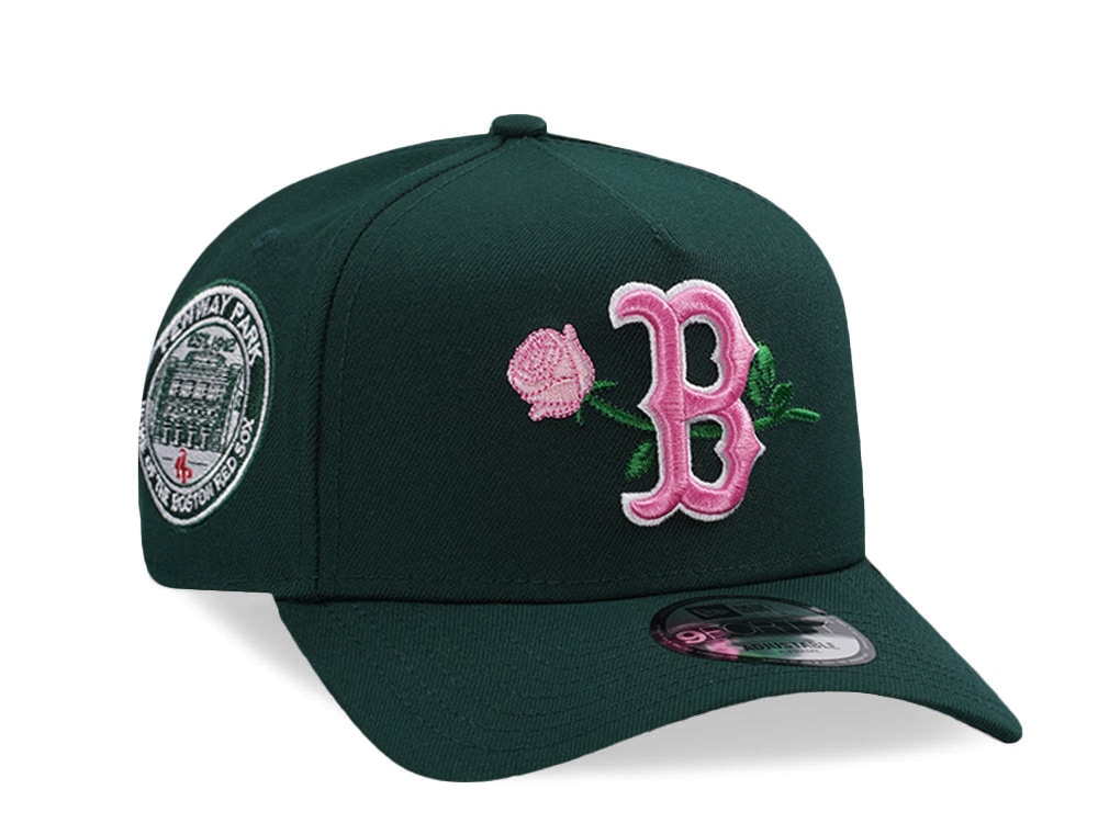 New Era Boston Red Sox Fenway Park Dark Green Prime Edition 9Forty A Frame Snapback Gorra