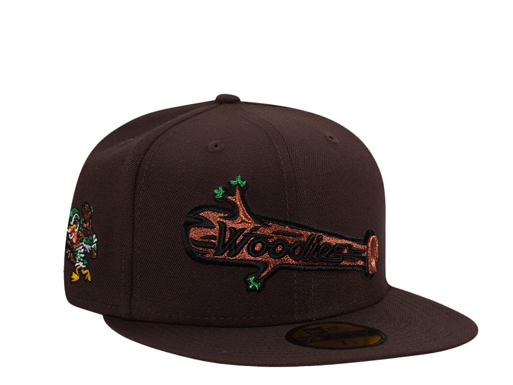 New Era Down East Wood Ducks Brown Prime Edition 59Fifty Fitted Gorra