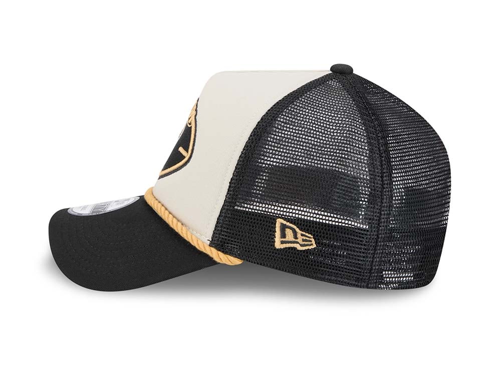 New Era New Orleans Saints Sideline 2024 9Forty A Frame Trucker Snapback Gorra