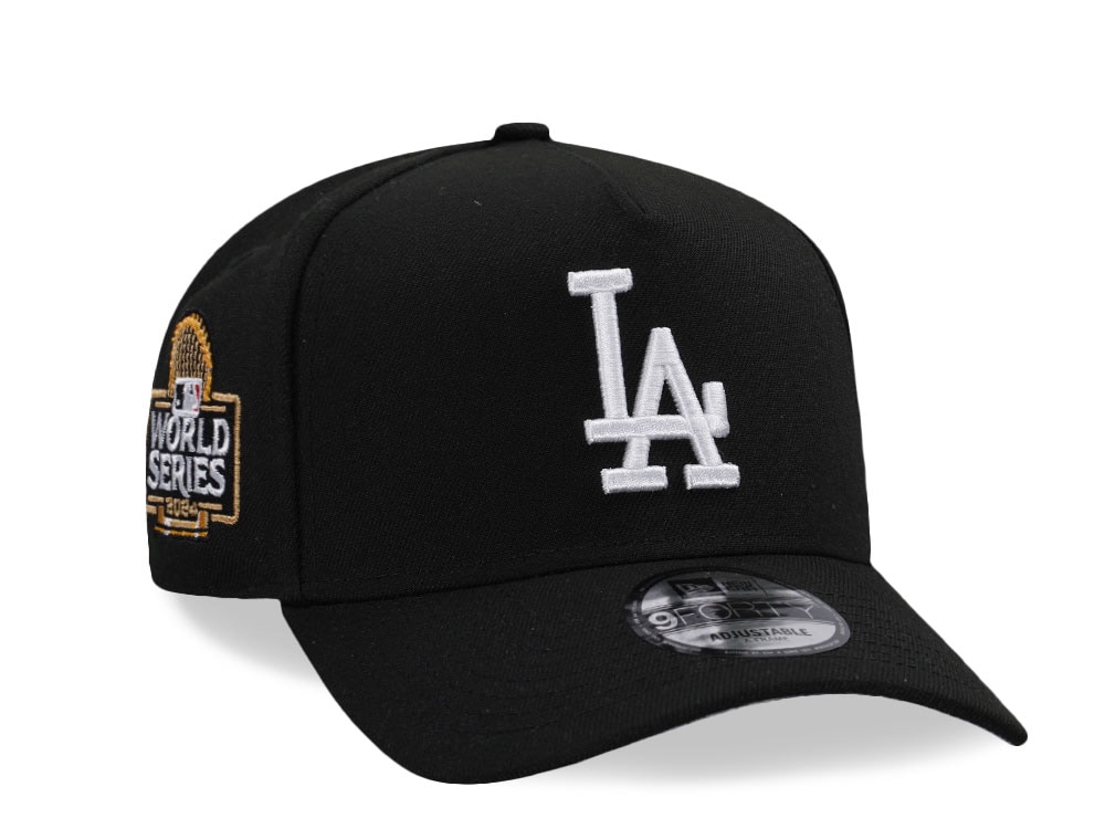 New Era Los Angeles Dodgers World Series 2024 Black Edition 9Forty A Frame Snapback Gorra