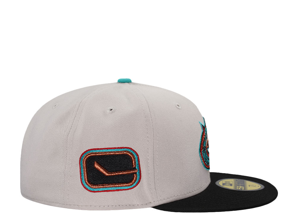 New Era Vancouver Canucks Stone Two Tone Color Flip Prime Edition 59Fifty Fitted Gorra