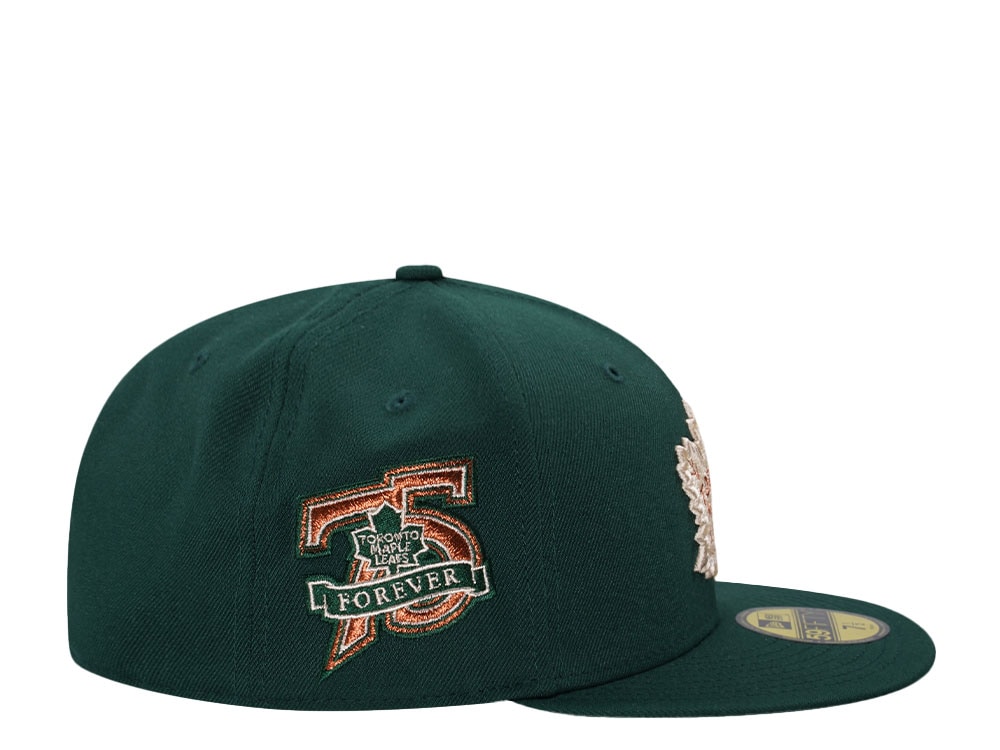 New Era Toronto Maple Leafs 75th Anniversary Green Copper Edition 59Fifty Fitted Gorra