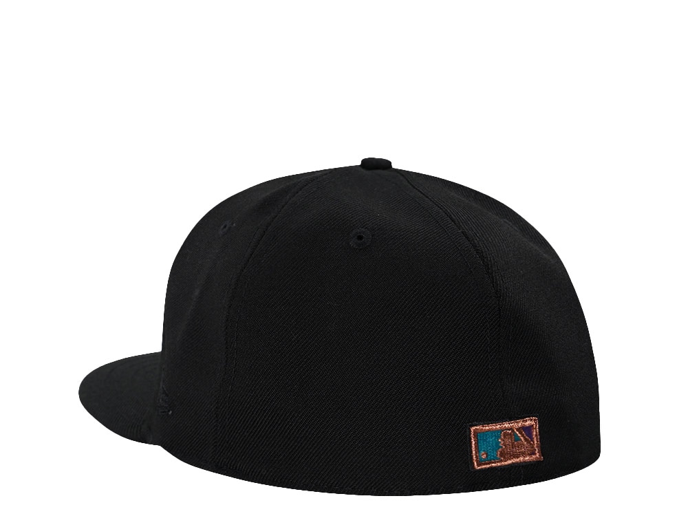 New Era Arizona Diamondbacks World Series 2001 Black and Purple Edition 59Fifty Fitted Gorra