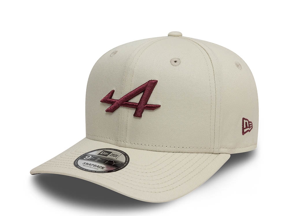 New Era Alpine Racing Seasonal Cream 9Fifty Original Fit Snapback Gorra