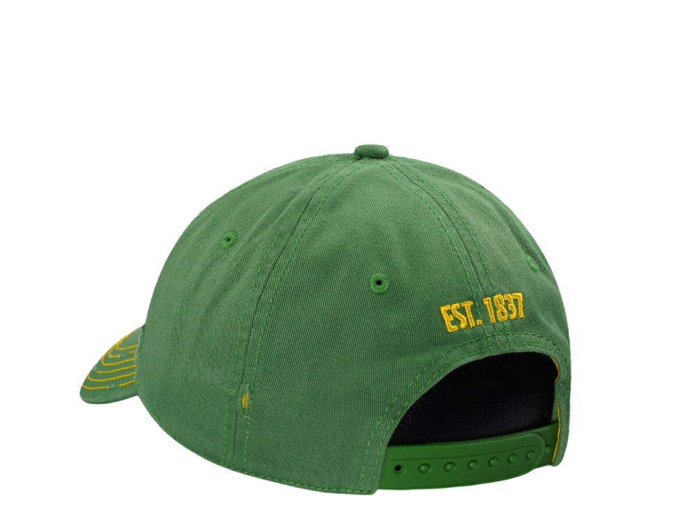 John Deere Vintage Dadhat Green Snapback Gorra