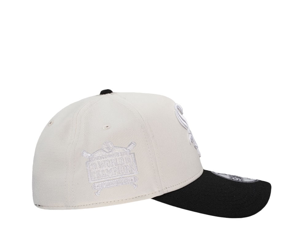 New Era Chicago White Sox World Champions 2005 White Out Pink Two Tone Edition 9Forty A Frame Snapback Gorra