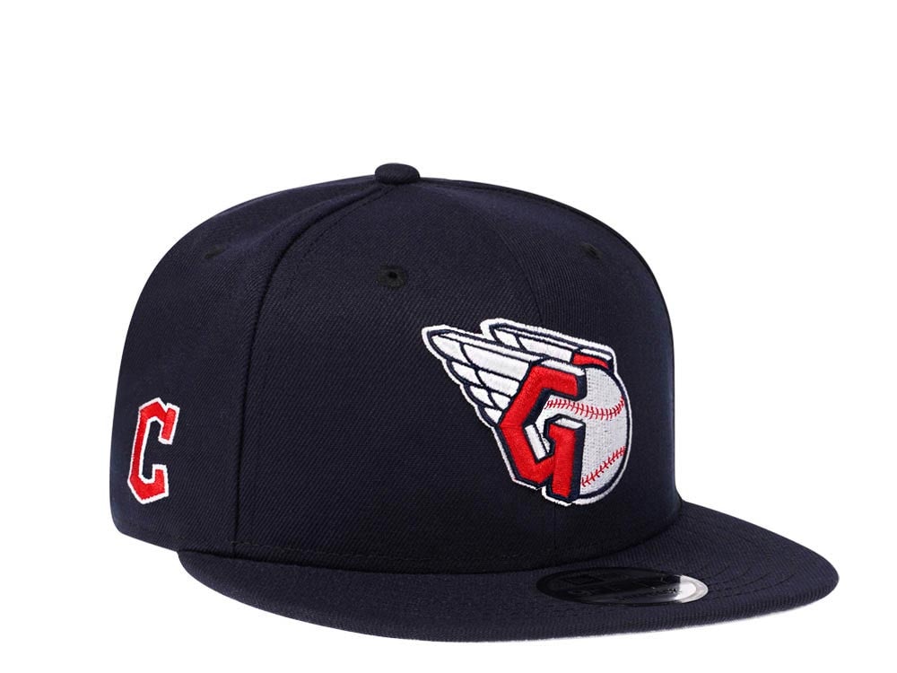 New Era Cleveland Guardians Navy Classic Edition 9Fifty Snapback Gorra