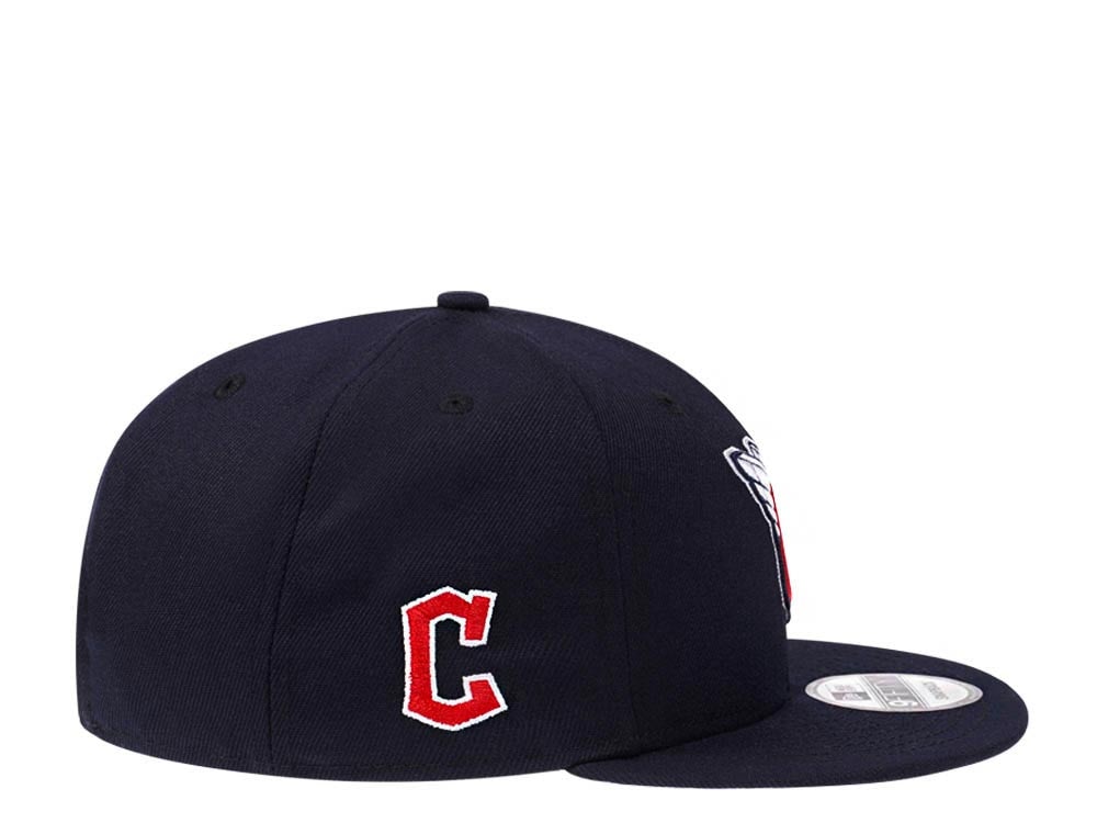 New Era Cleveland Guardians Navy Classic Edition 9Fifty Snapback Gorra