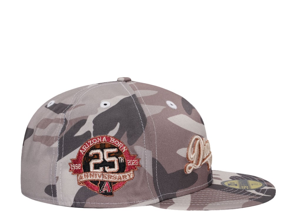 New Era Arizona Diamondbacks 25th Anniversary Camo Copper Edition 59Fifty Fitted Gorra
