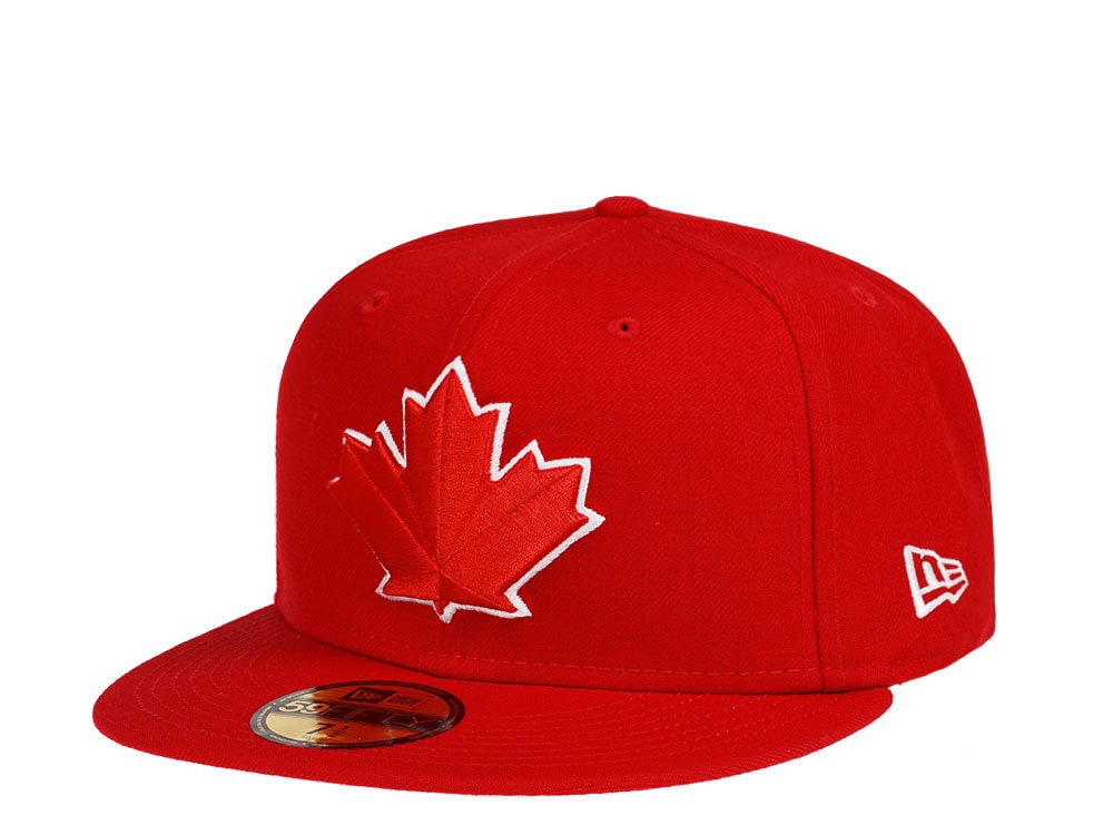 New Era Toronto Blue Jays Canada Red Edition 59Fifty Fitted Gorra