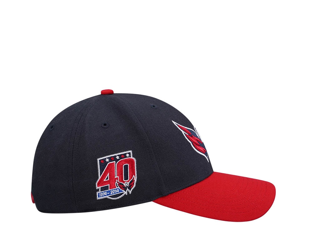 47Brand Washington Capitals Vintage Navy Sure Shot Snapback Gorra