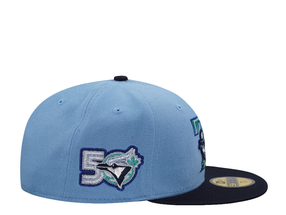 New Era Toronto Blue Jays 50th Anniversary Sky Blue Two Tone Edition 59Fifty Fitted Gorra
