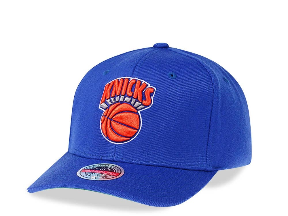 Mitchell & Ness New York Knicks Team Ground Red Line Solid Flex Snapback Gorra