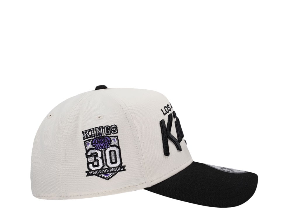 New Era Los Angeles Kings 30th Anniversary Chrome Two Tone Edition 9Forty A Frame Snapback Gorra