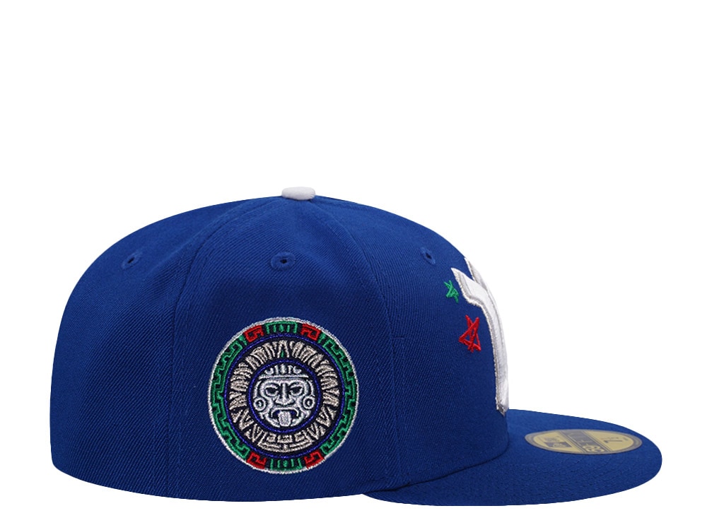 New Era Mexico Aztec Royal Blue Prime Edition 59Fifty Fitted Gorra
