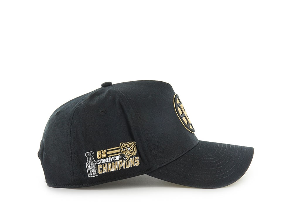 47Brand Boston Bruins Stanley Black Sure Shot Edition MVP Snapback Gorra