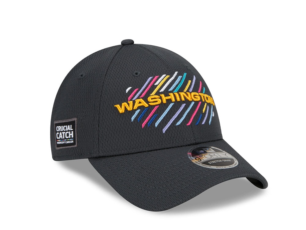 New Era Washington Football Team Crucial Catch 2021 9Forty Stretch Snapback Gorra