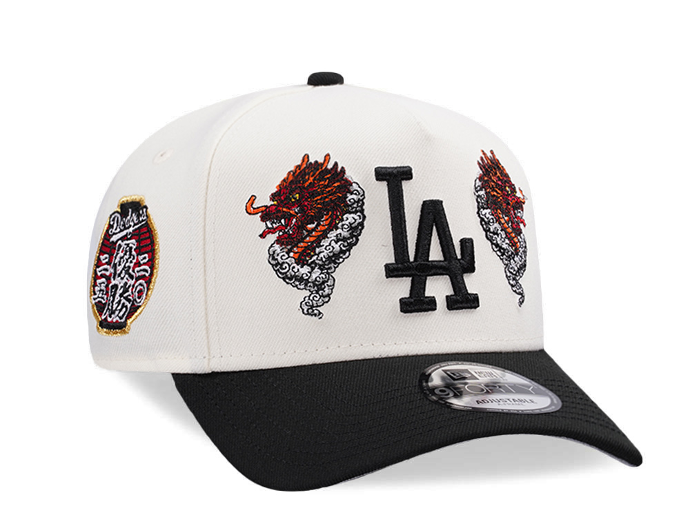 New Era Los Angeles Dodgers World Series 2025 Dragon Chrome Two Tone Edition 9Forty A Frame Snapback Gorra