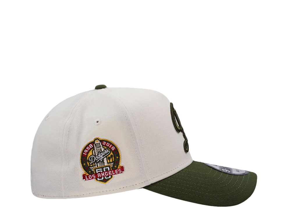 New Era Los Angeles Dodgers  60th Anniversary Chrome Two Tone Edition 9Forty A Frame Snapback Gorra