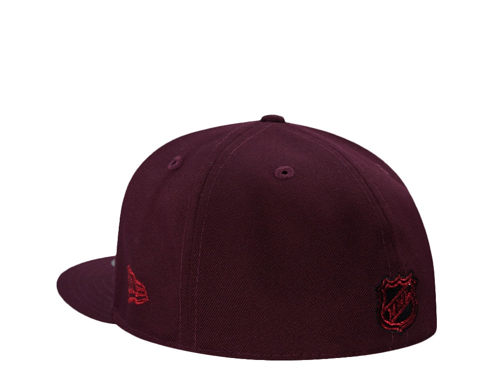 New Era Carolina Hurricanes 25th Anniversary Maroon Prime Edition 59Fifty Fitted Gorra