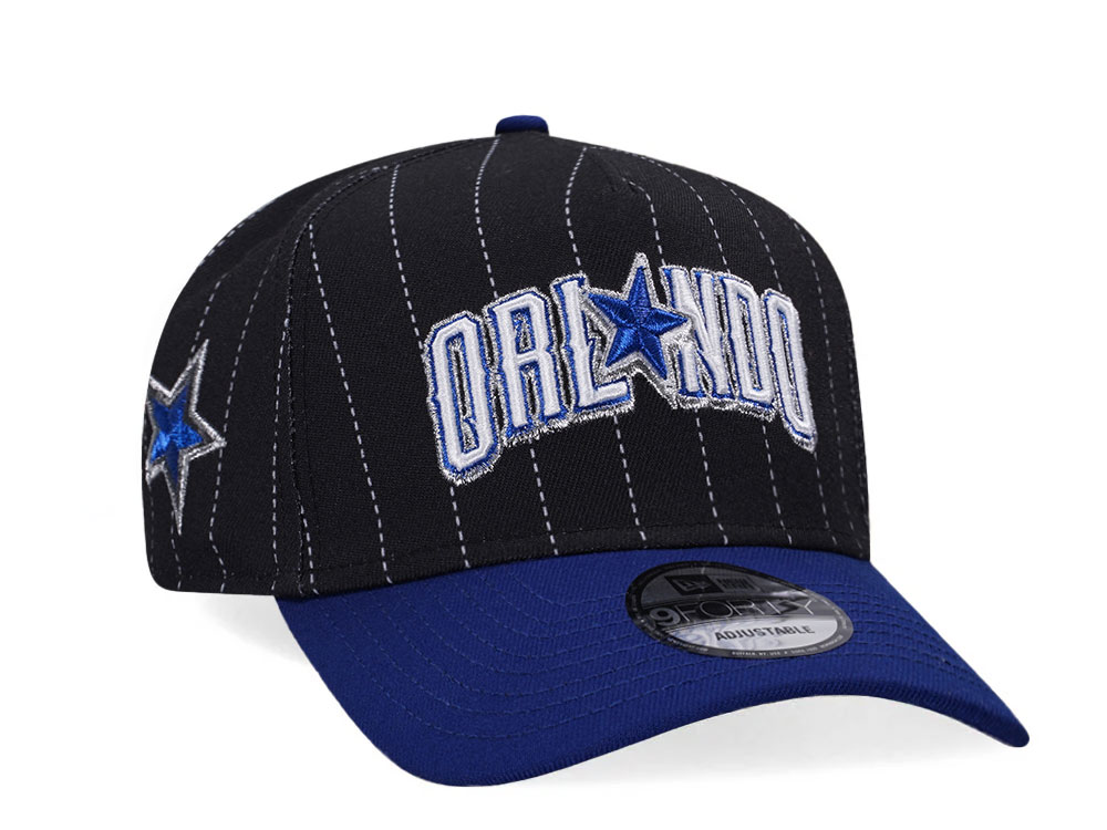 New Era Orlando Magic Pinstripe Two Tone Edition 9Forty A Frame Snapback Gorra